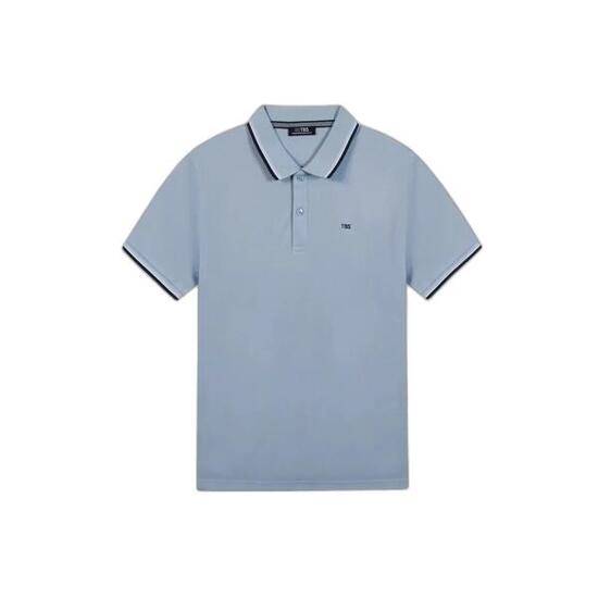 Polo - Sportswear - Homme - Manche courte, coupe ajustée - YVANEPOL - Bleu