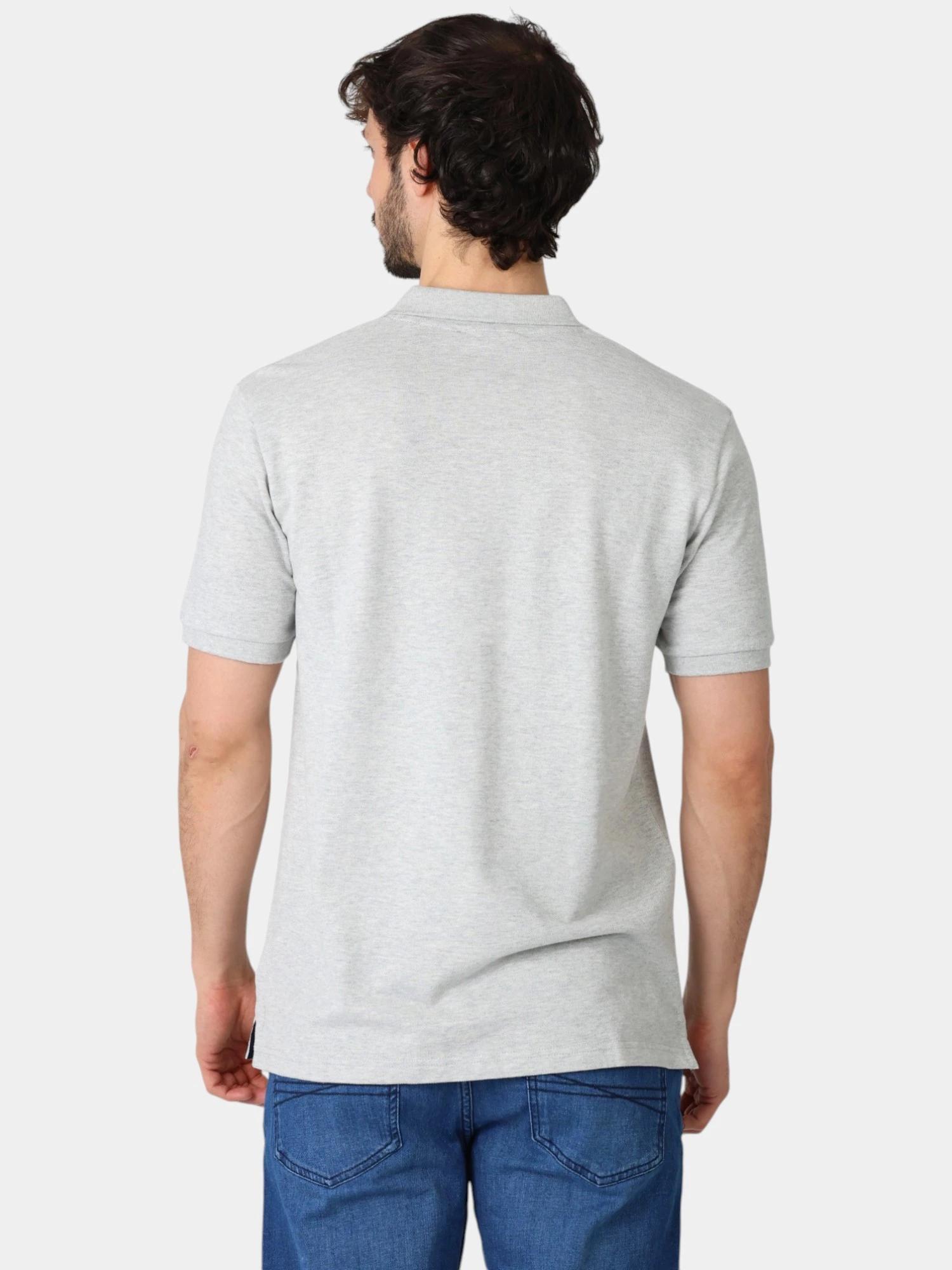 Polo manches courtes - Sport - Homme - Coupe ajustée - LICIOPOL - Gris 3/5