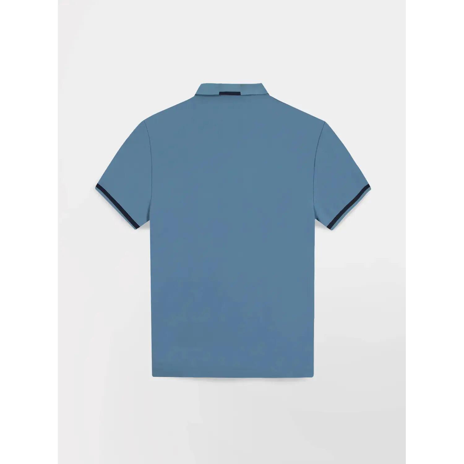 Polo manches courtes - Sportswear - Homme - Coupe ajustée - WAYATPOL - Bleu 3/5