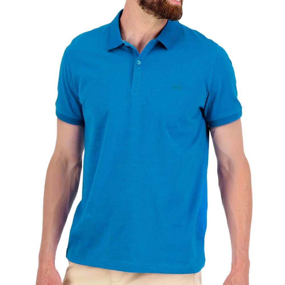Men's Blue Polo Shirt TBS MILEKPOL 24032