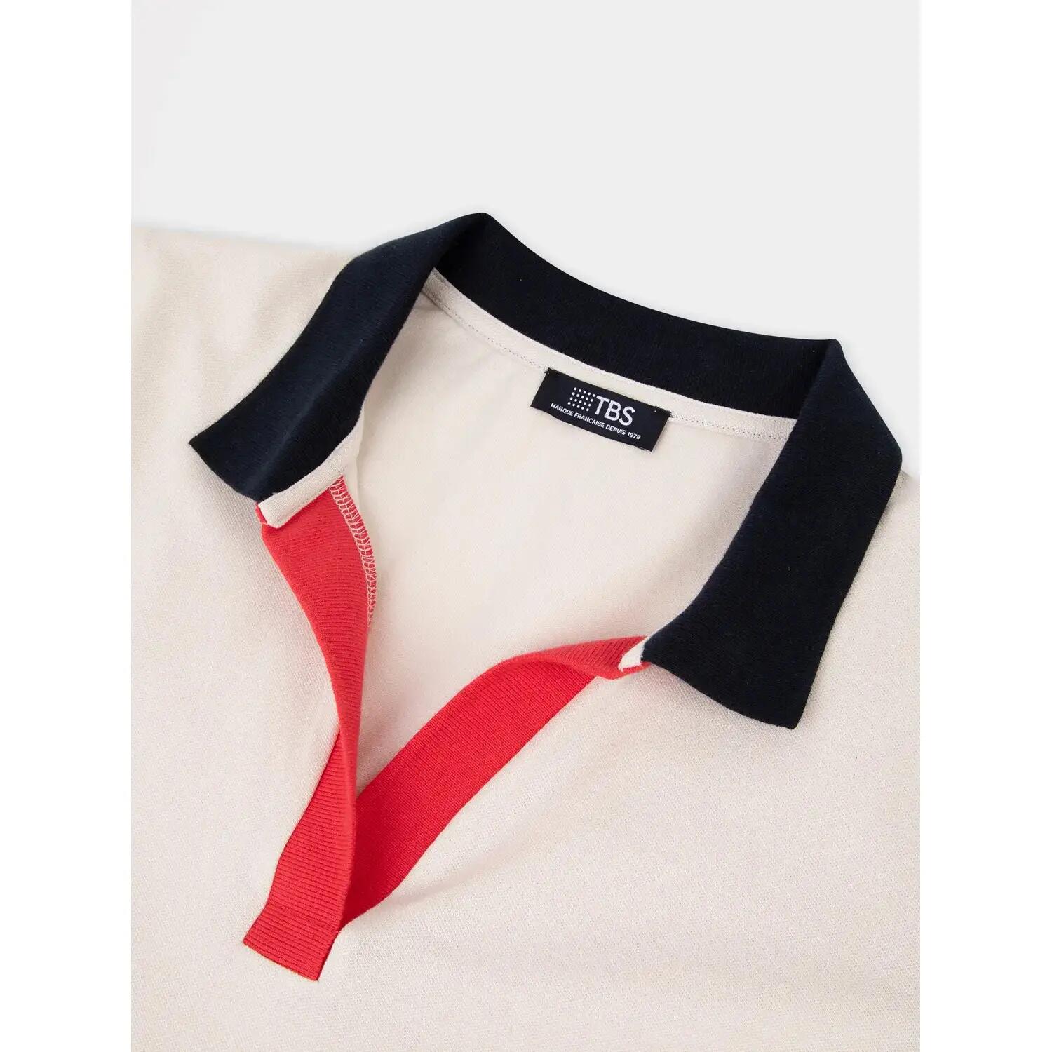 Polo - Casual - Femme - Manches courtes, col polo boutonné - MAGGYPOL Blanc/écru 5/5