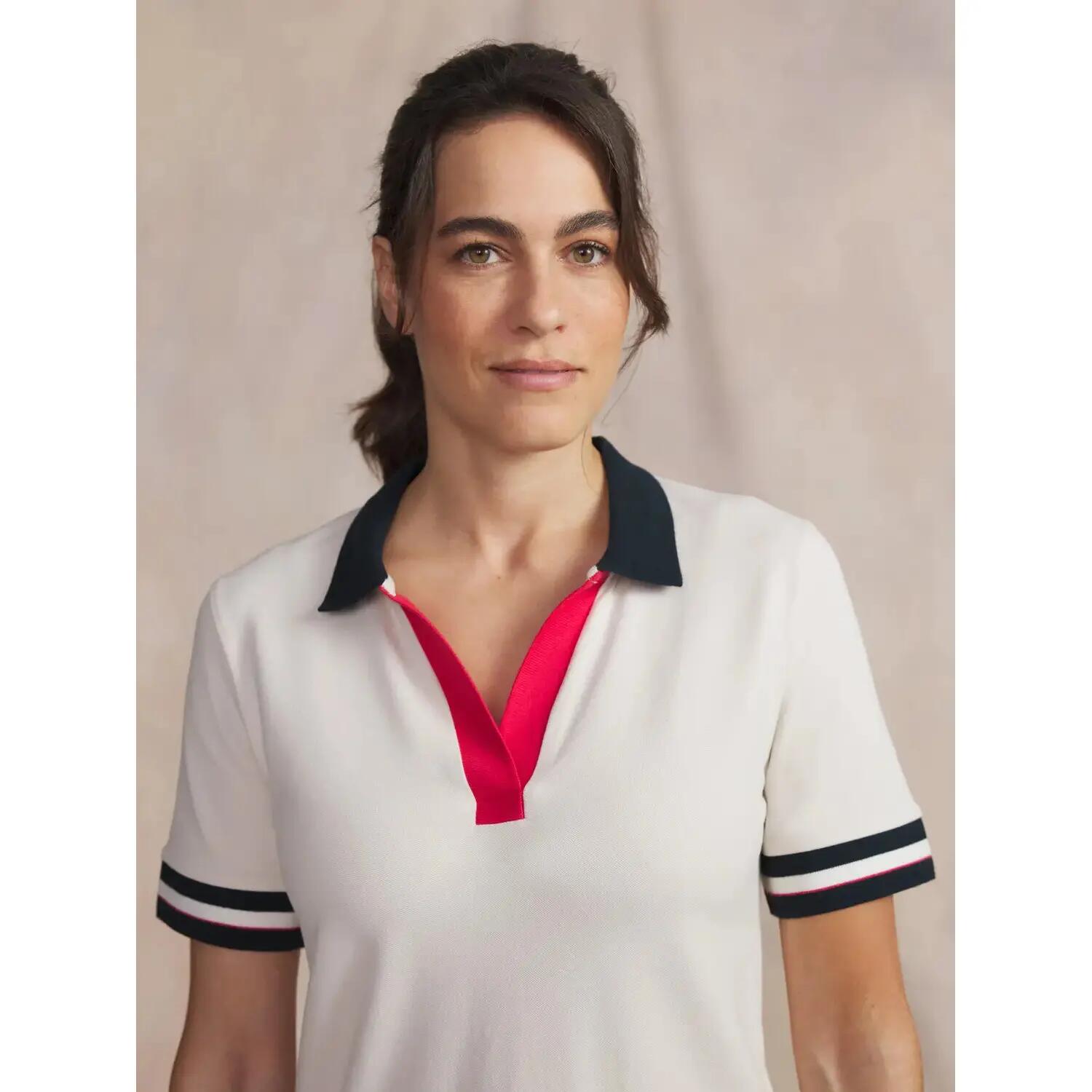 Polo - Casual - Femme - Manches courtes, col polo boutonné - MAGGYPOL Blanc/écru 4/5