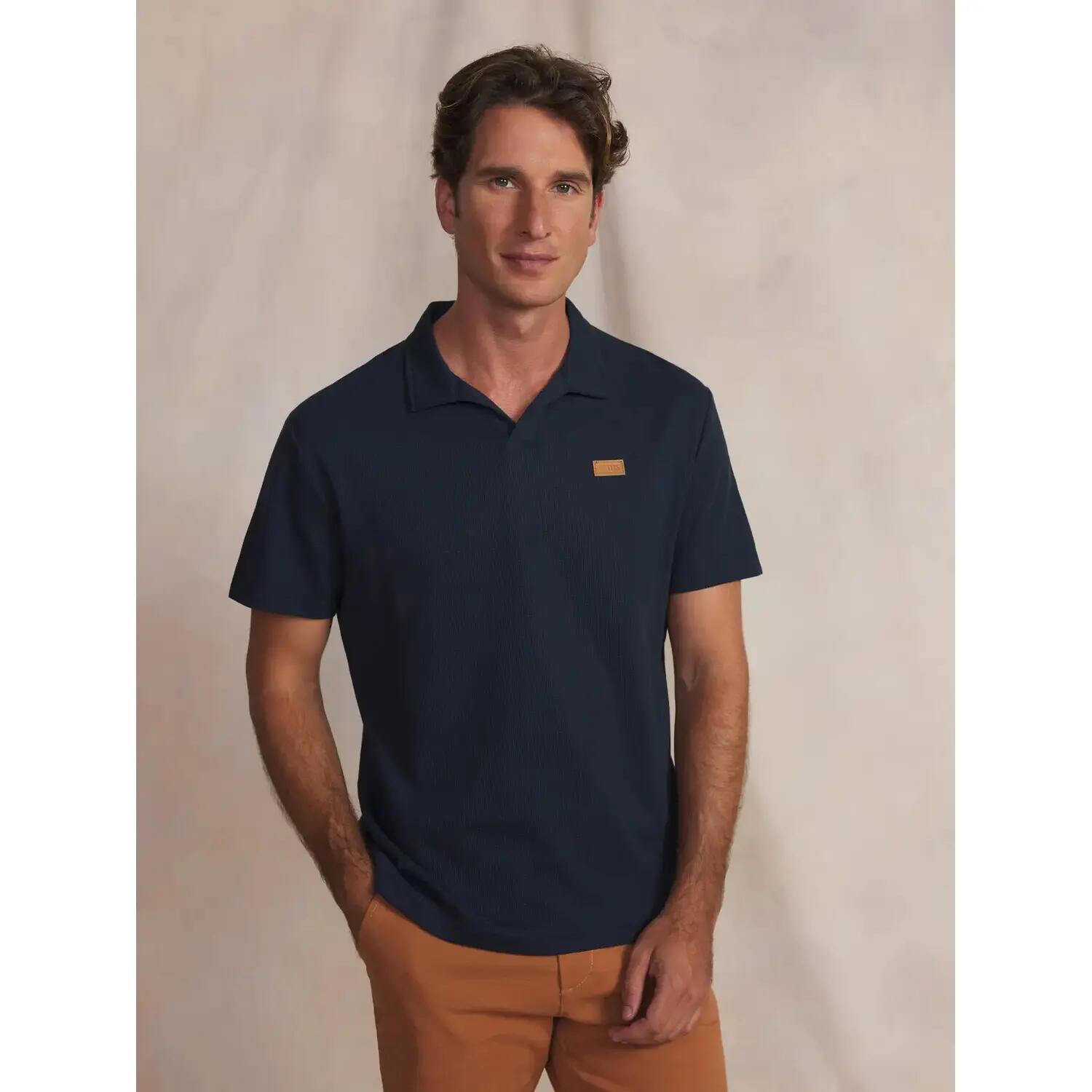 Polo - Homme - Manches courtes ajusté - WALLYPOL - Bleu marine 2/4