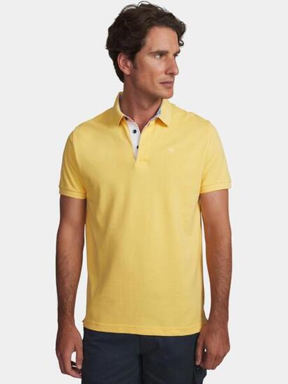Polo - Homme - Col polo, manches courtes - CLIDEPOL - Jaune