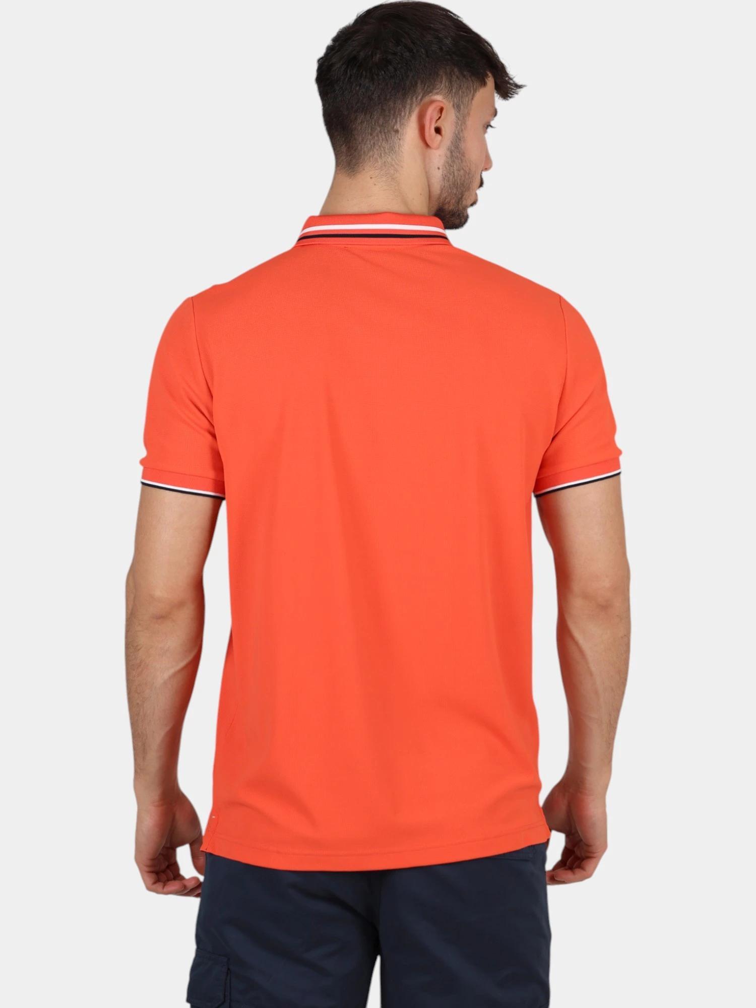 Polo homme - Manches courtes - SELIMPOL - Rose/rouge 3/6
