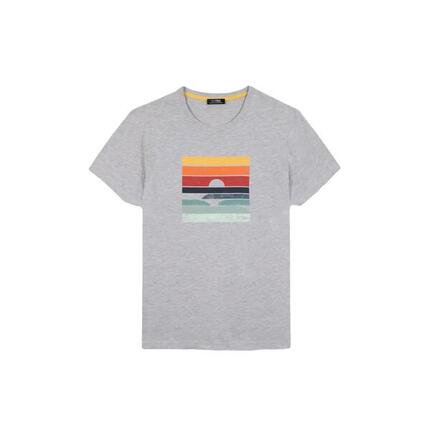 T-shirt Homme, col rond - KERANTEE - Blanc/écru