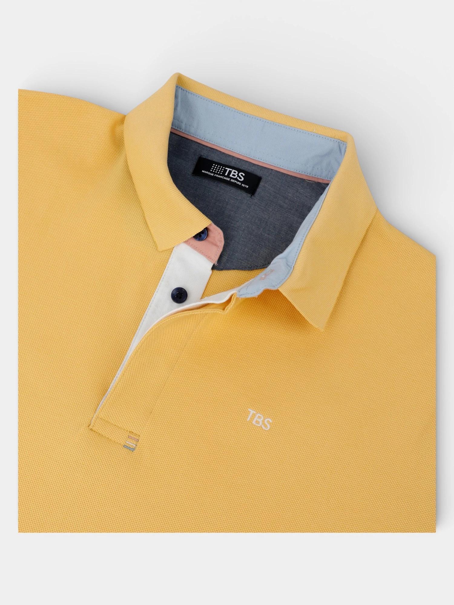 Polo - Homme - Col polo, manches courtes - CLIDEPOL - Jaune 5/6