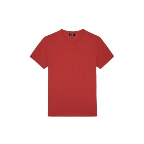 T-shirt Homme - Col rond, coupe ajustée - PIERETEE - Rose/rouge