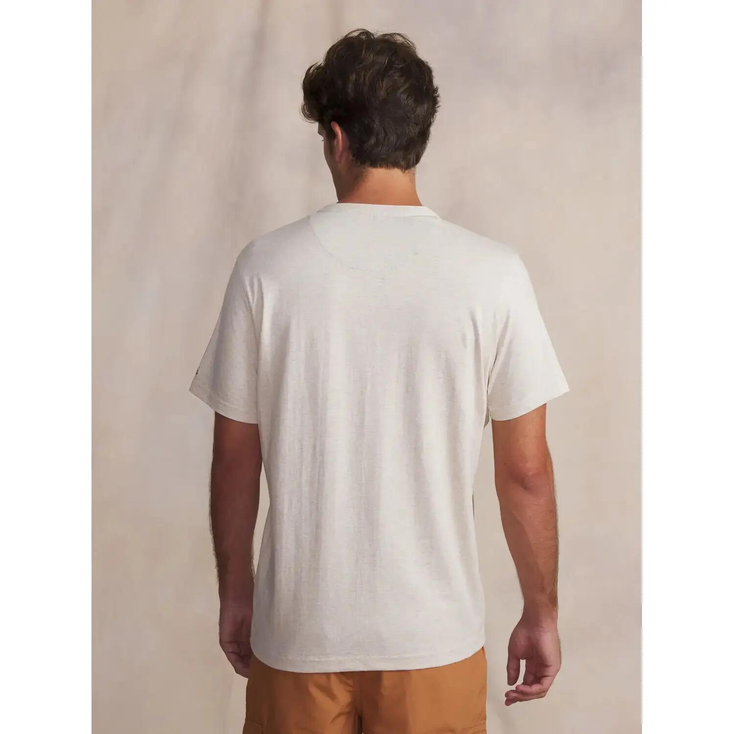 T-shirt - homme - manches courtes - blaketee - beige 4/5