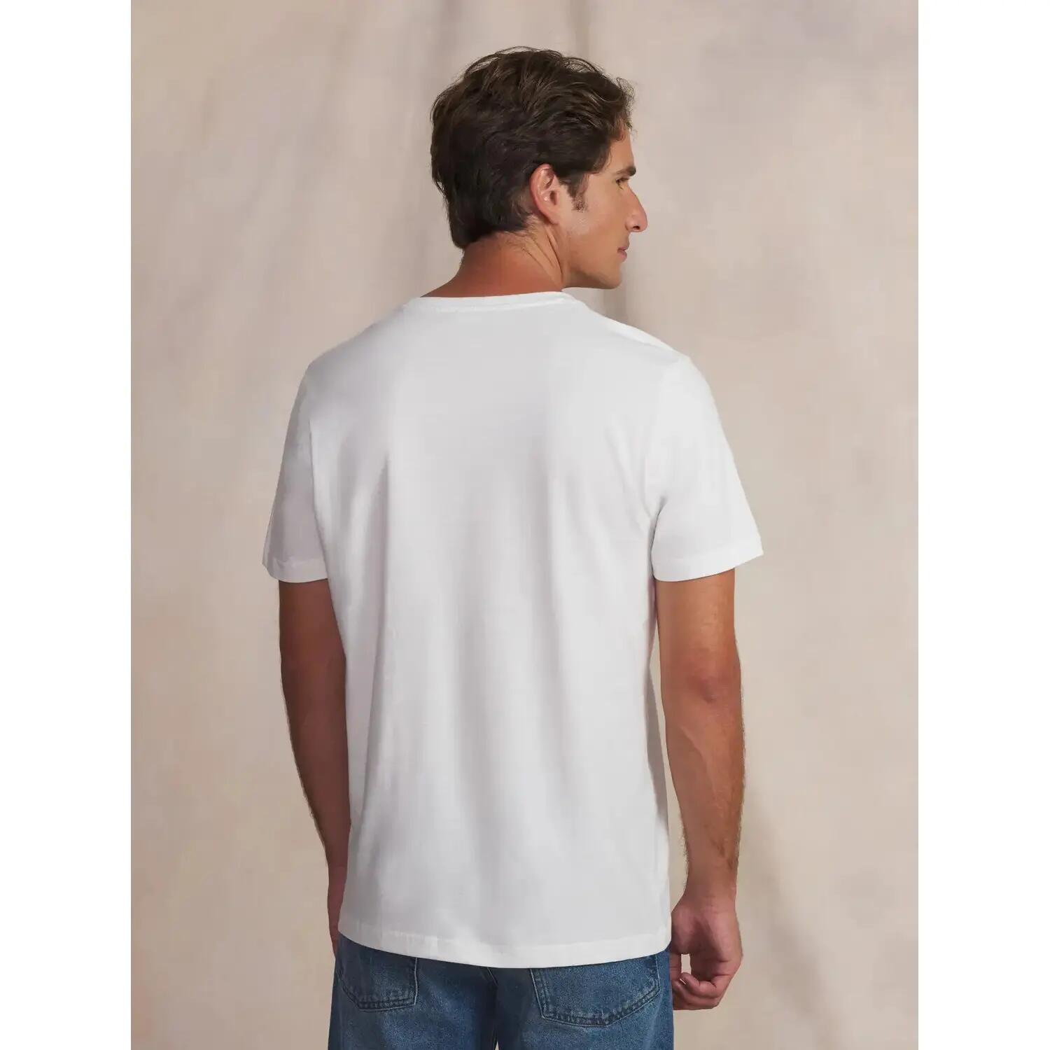 T-shirt - Sport - Homme - Col rond - GREIGTEE - Blanc/écru 4/4