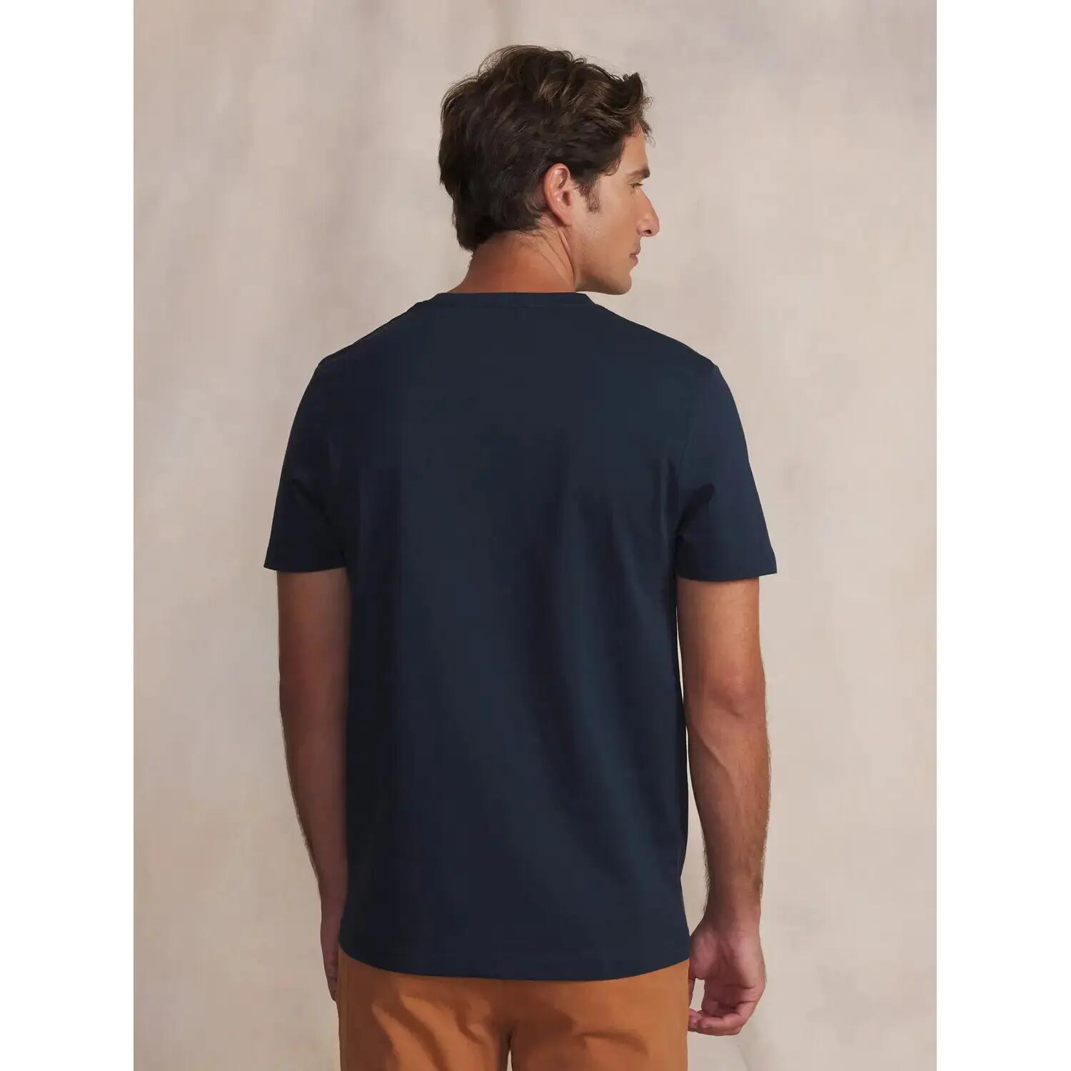 T-shirt Homme - Manches courtes, poche - DANISTEE - Marine 3/5