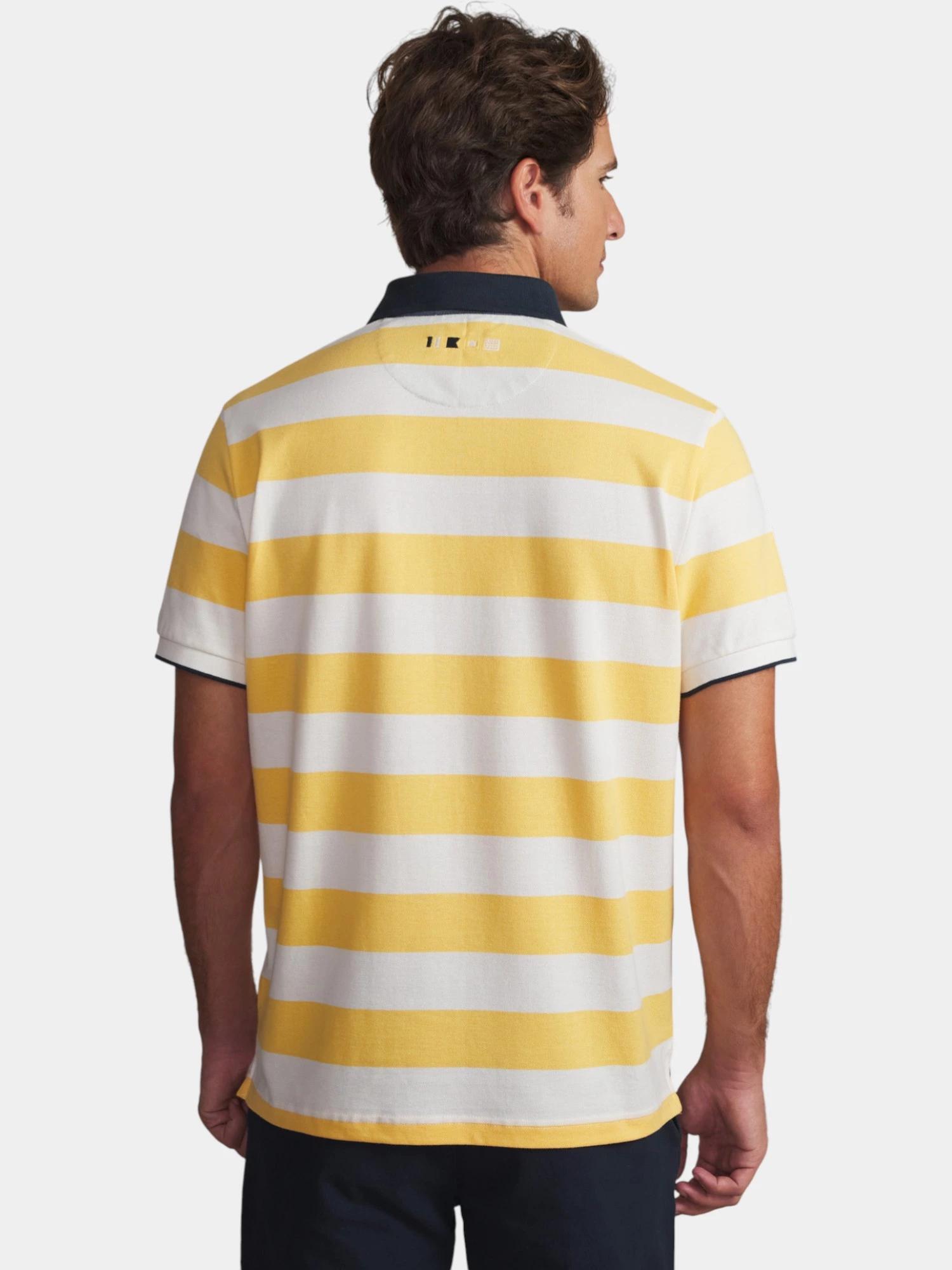 Polo - Homme - Manches courtes ajusté - GOVANPOL - Jaune/orange 2/6