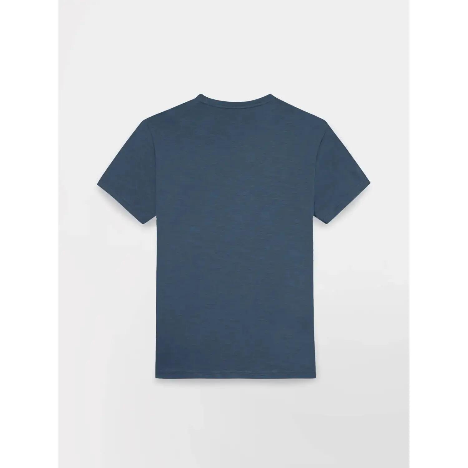 T-shirt - Homme - Manches courtes, col rond - DARKOTEE - Bleu 3/5