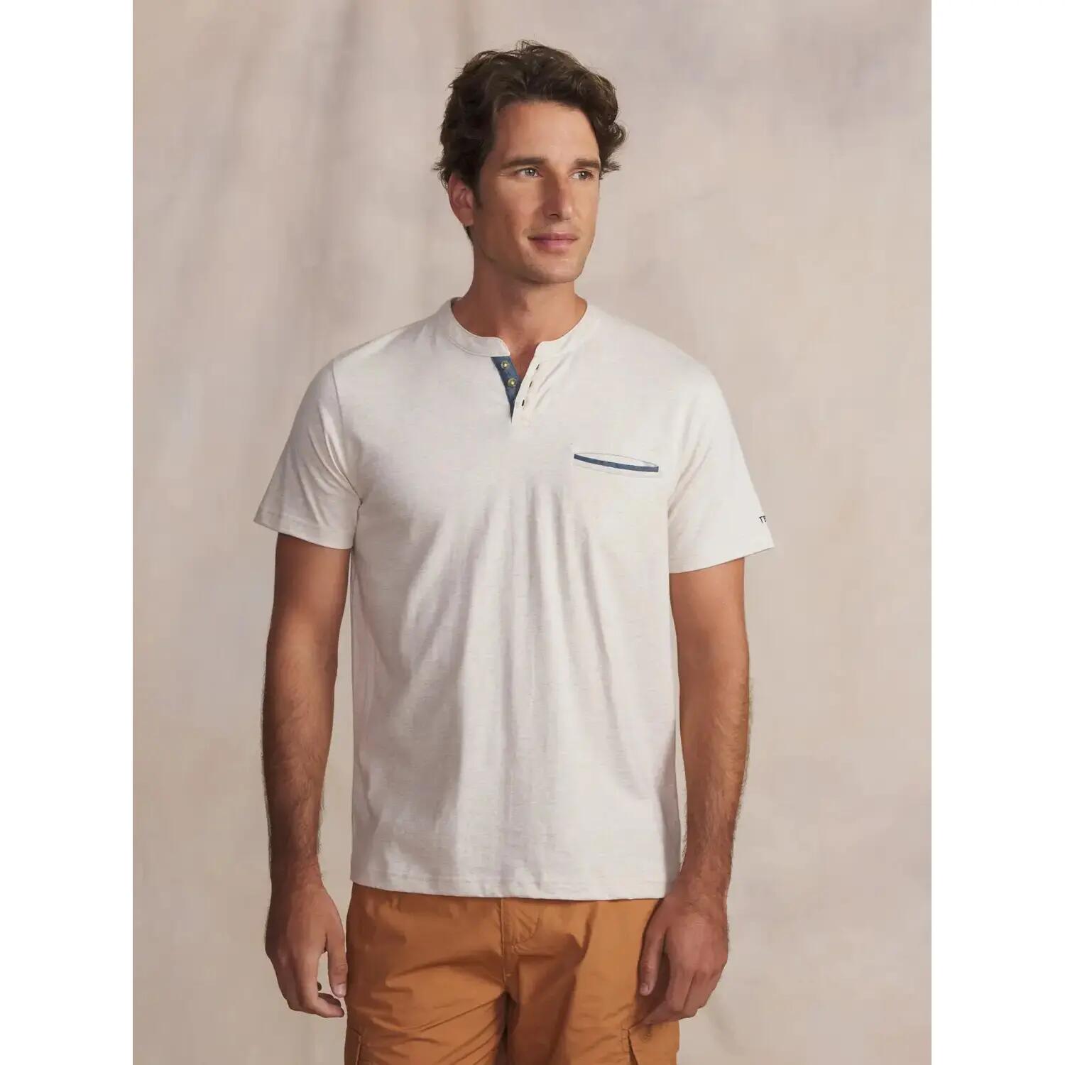 T-shirt - homme - manches courtes - blaketee - beige 2/5