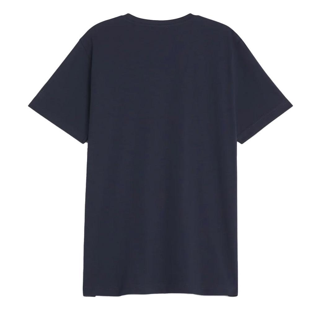 T-shirt - Fitness - Homme - Manches courtes ajusté - PIERETEE - Bleu marine 2/2