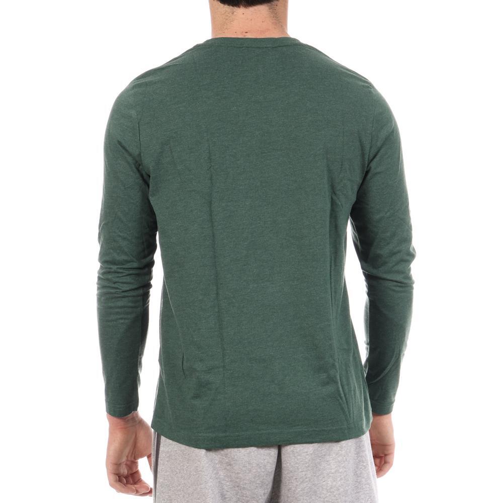 T-shirt manches longues - Homme - Coupe ajustée - PIERELON - Vert 2/3