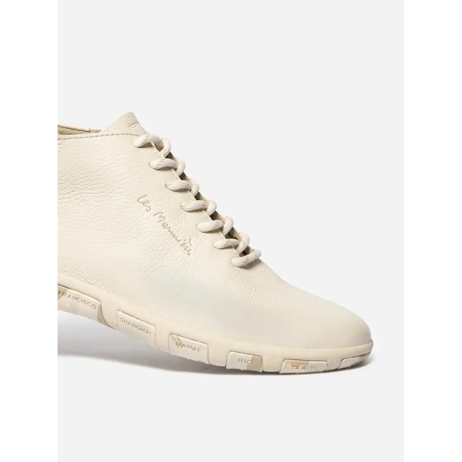 Chaussures - Lifestyle - Femme - Baskets montantes, cuir, camo - JUHAYNA - Beige 4/5