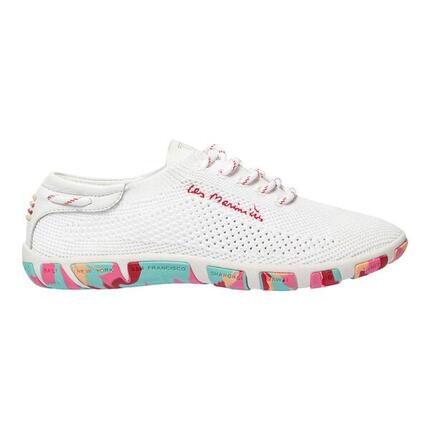Tennis toile femme - JAZARIA Leopard Noir