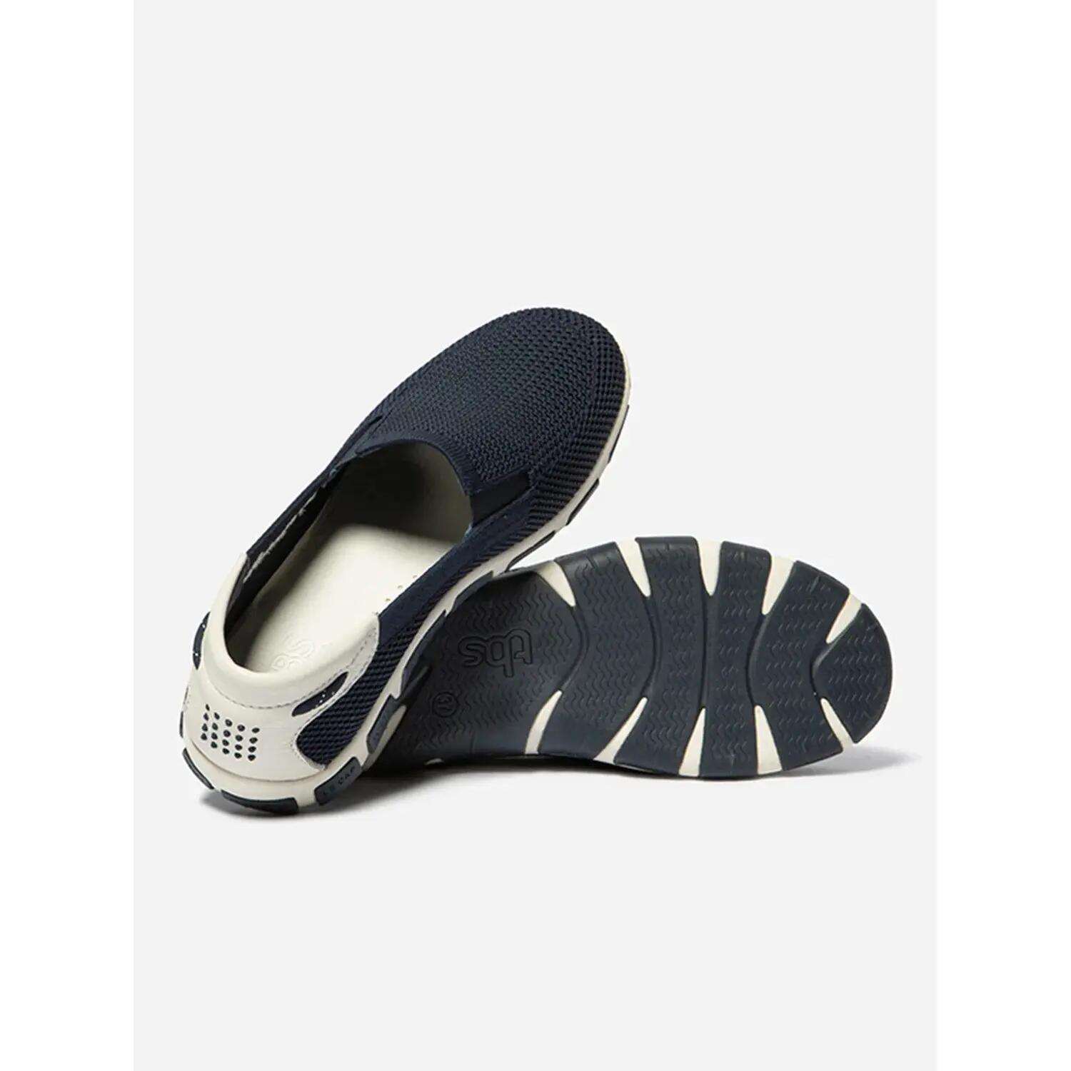 Mocassins - Casual - Femme - Cuir/textile - JOESSAN - Bleu 4/4
