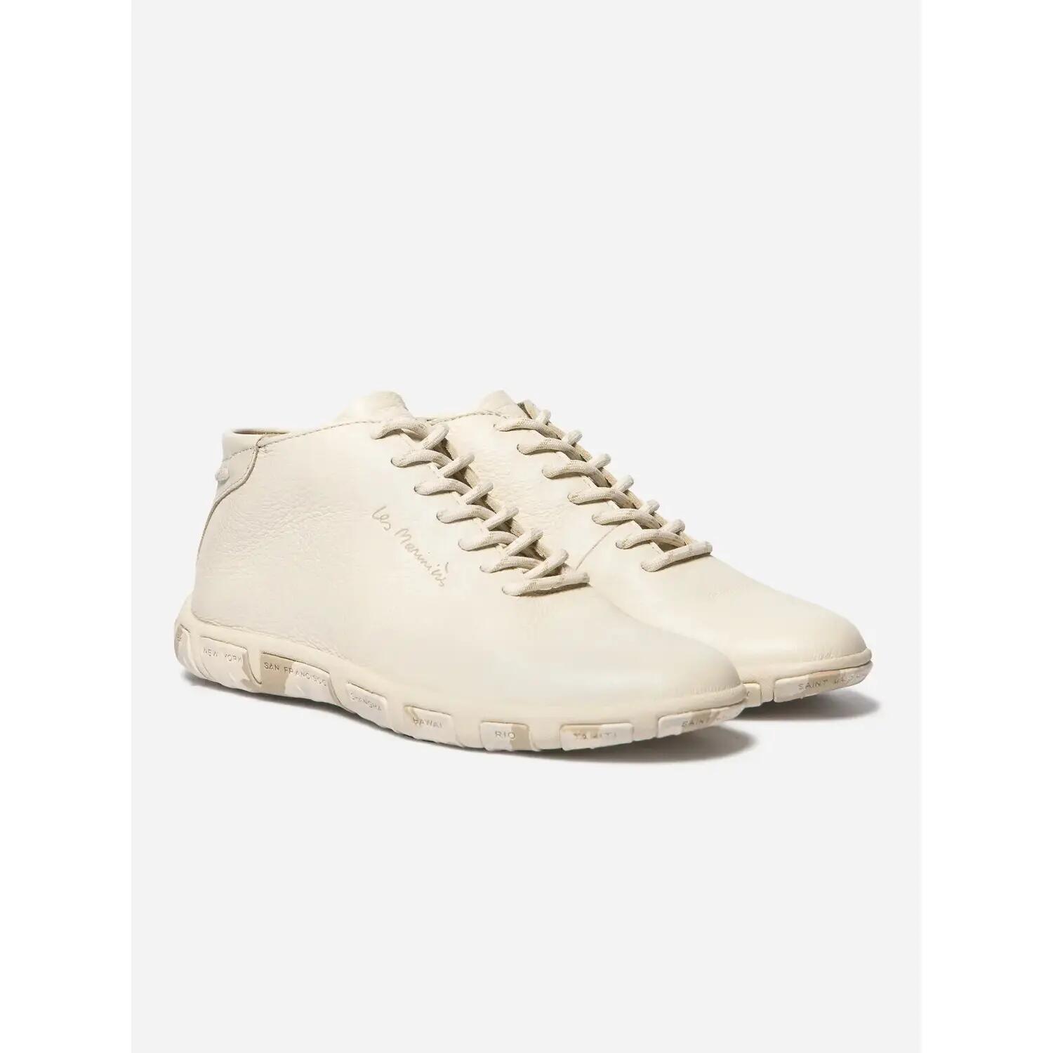Chaussures - Lifestyle - Femme - Baskets montantes, cuir, camo - JUHAYNA - Beige 2/5