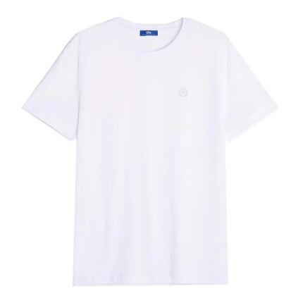 T-shirt Homme - Manches courtes col rond - PIERETEE - Blanc/Ecru