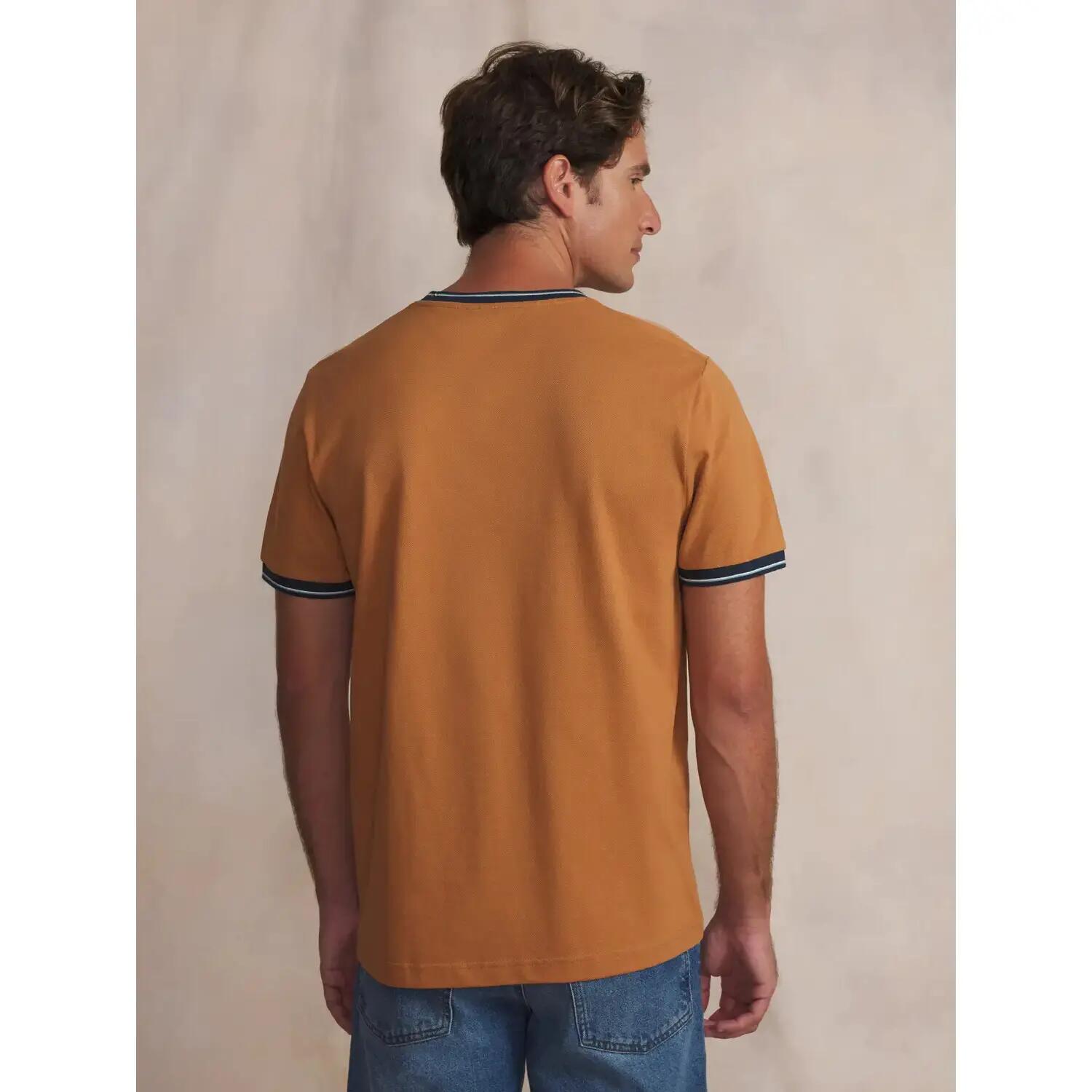 T-shirt - Homme - Coupe ajustée - DARELTEE - Marron 5/5