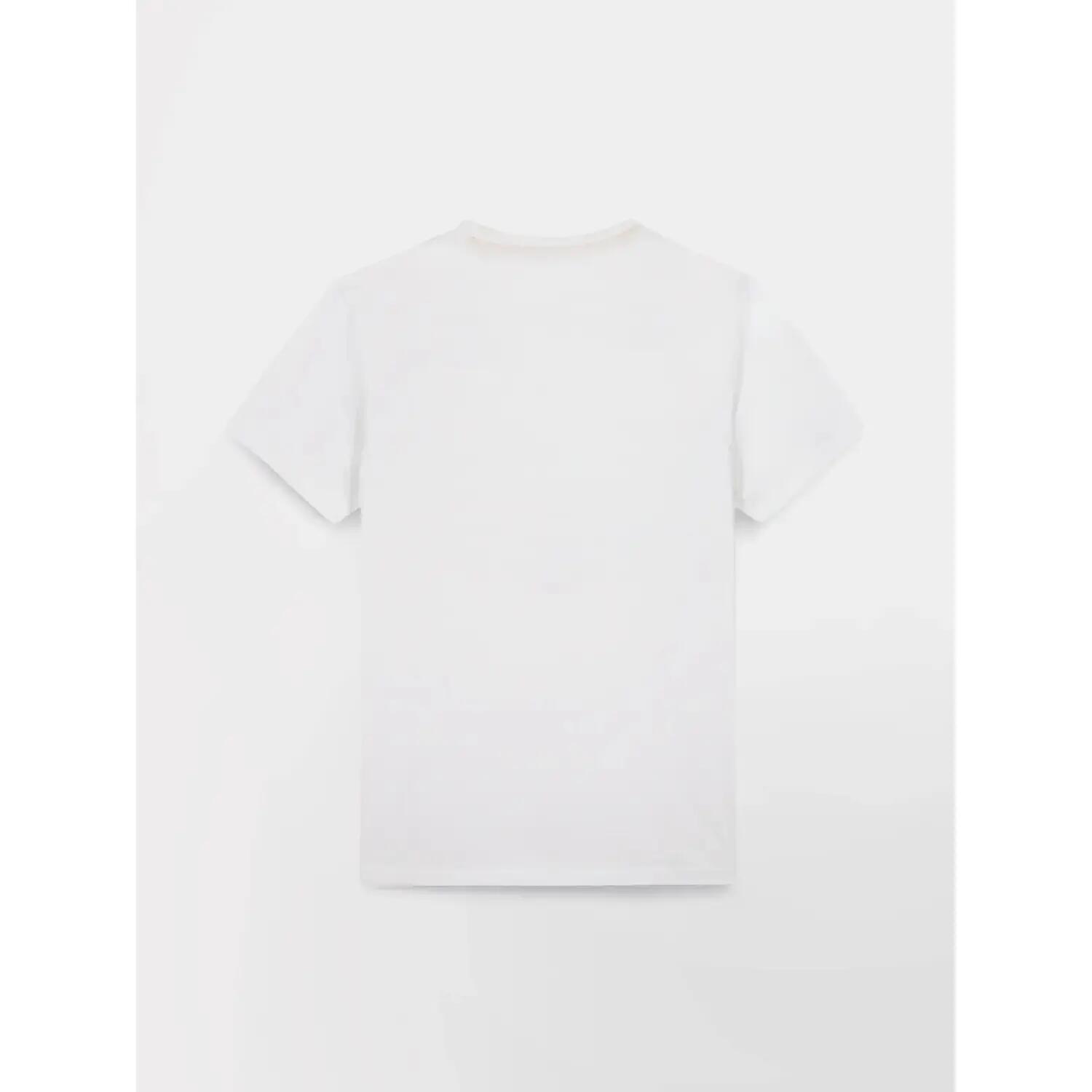 T-shirt Homme - Coupe ajustée, col rond - KERANTEE - Blanc/ecru 4/5