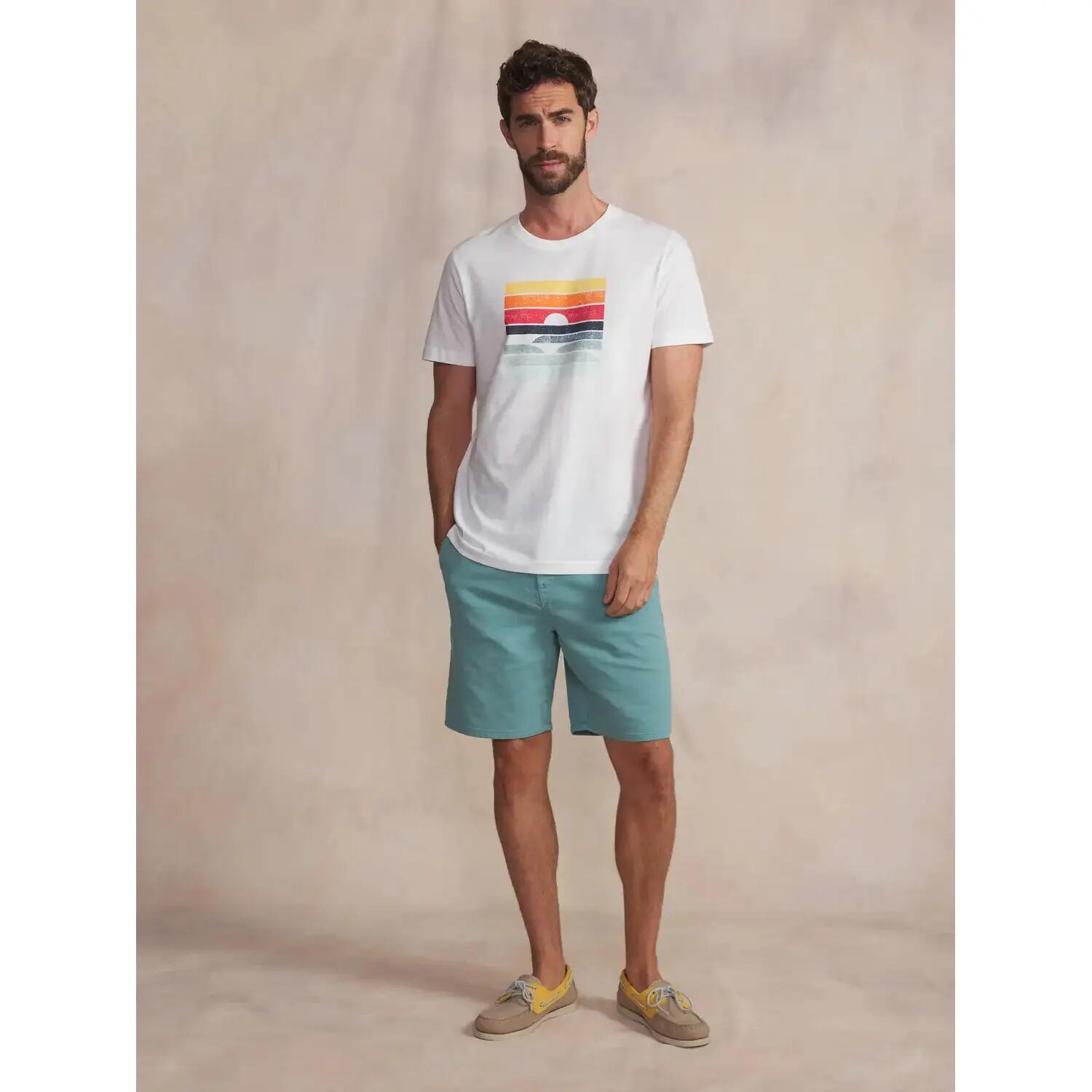 T-shirt Homme - Coupe ajustée, col rond - KERANTEE - Blanc/ecru 3/5
