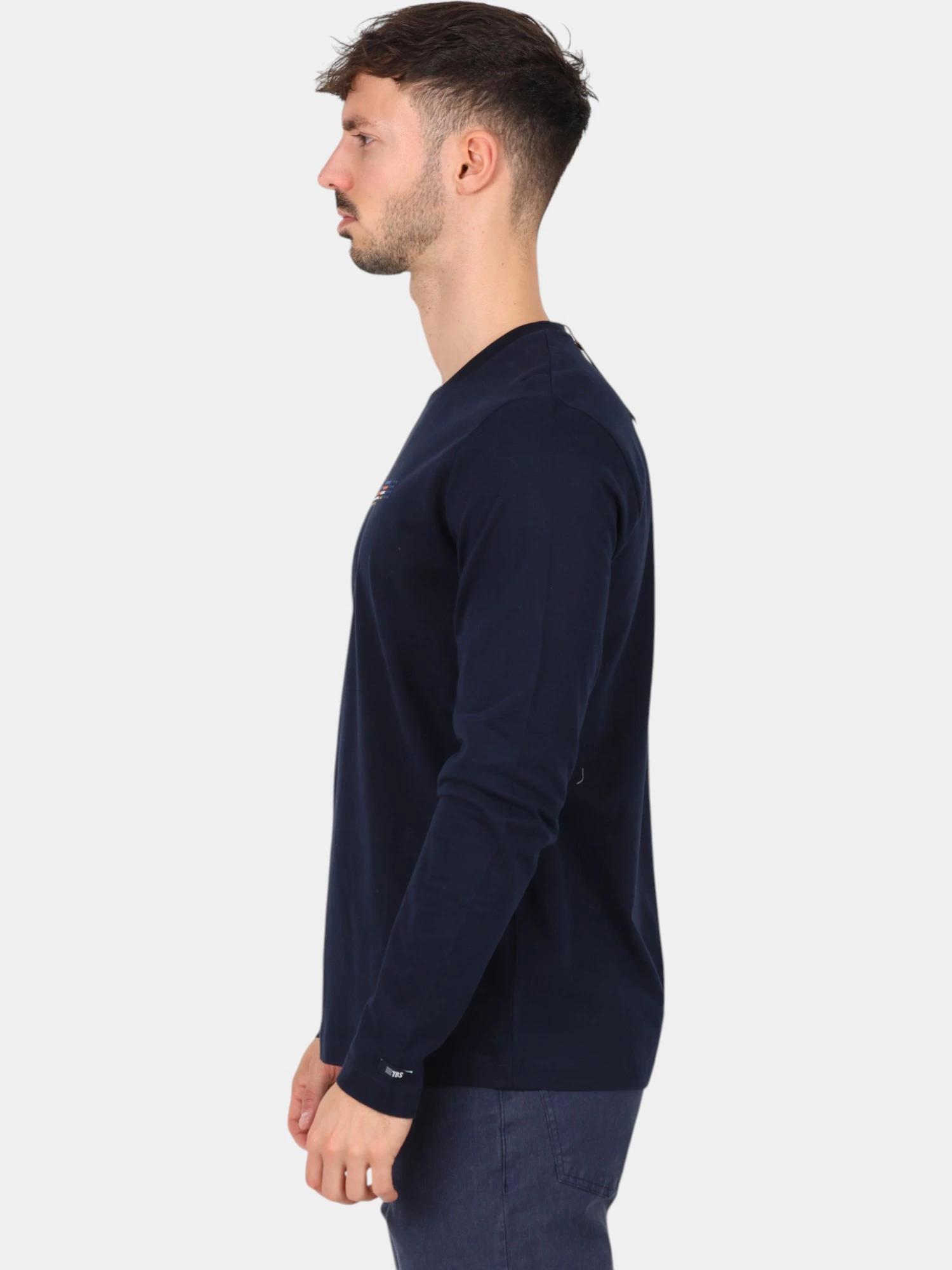 T-shirt manches longues Sport Homme - JONSITEE Bleu marine 2/5