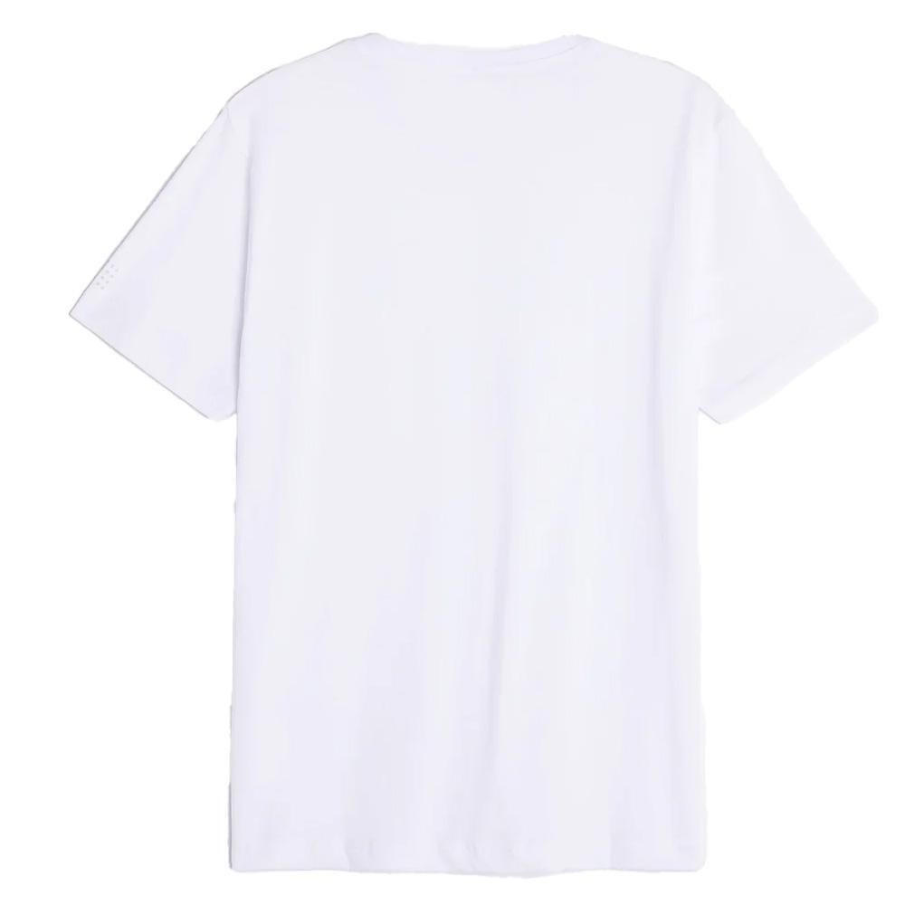 T-shirt - homme - col rond, manches courtes - blanc/ecru 2/2