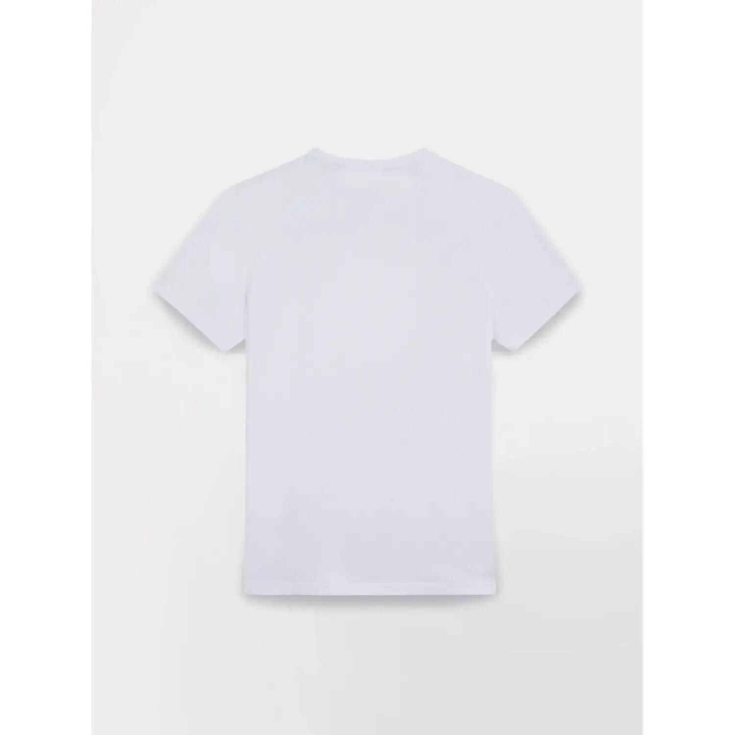 T-shirt - Homme - Col rond, manches courtes - MAELLTEE - Blanc 3/5