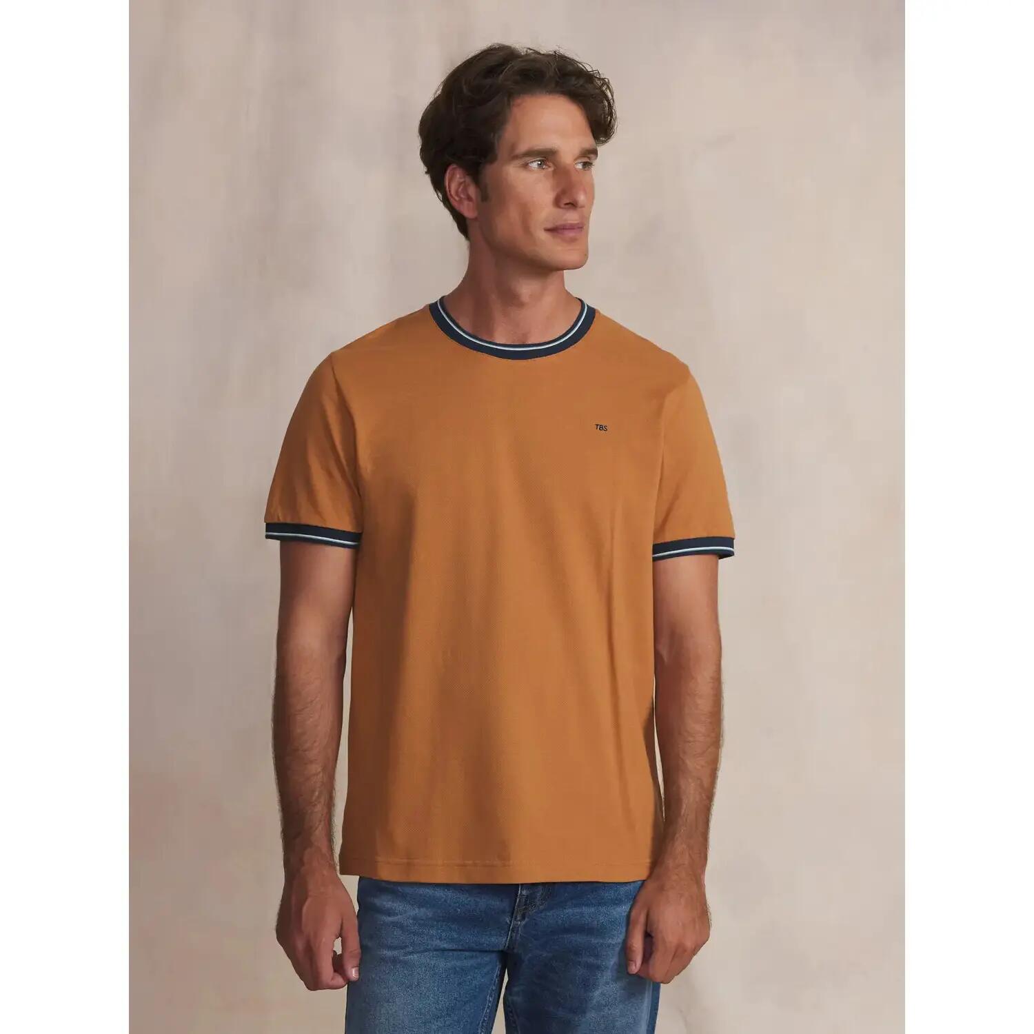 T-shirt - Homme - Coupe ajustée - DARELTEE - Marron 2/5