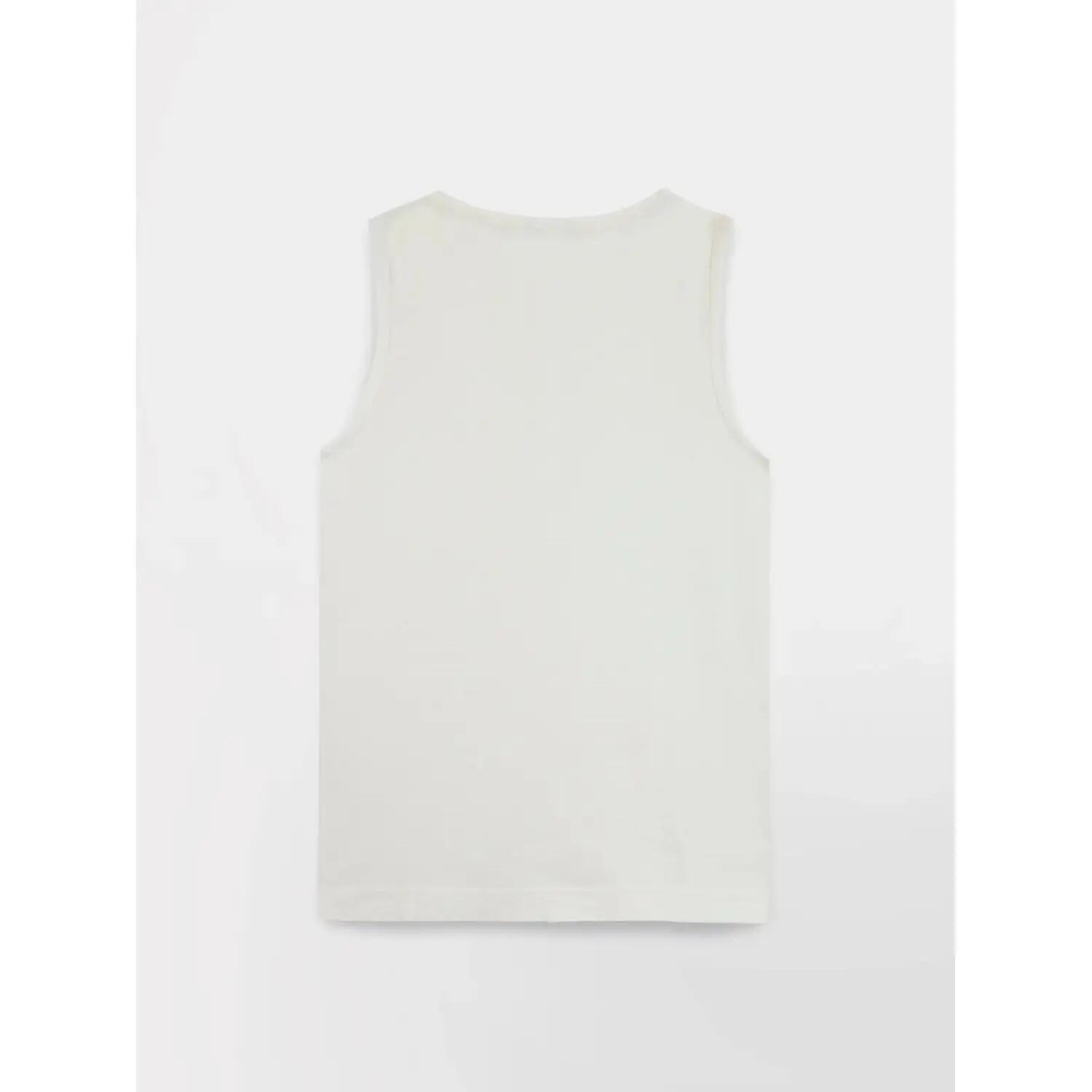 T-shirt - Lifestyle - Femme - Sans manches, col rond - ROMMYDEB - Blanc / Écru 3/5
