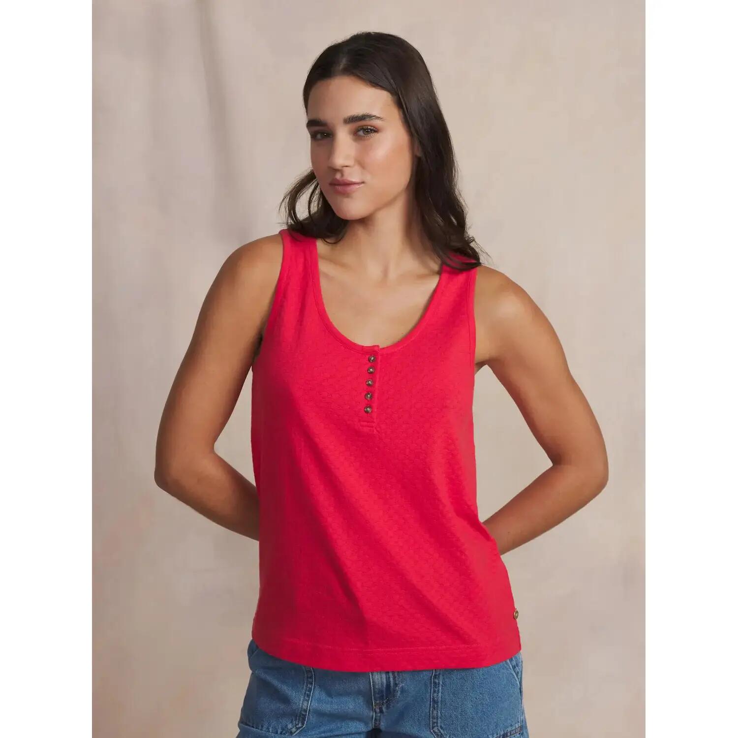T-shirt - Lifestyle - Femme - Sans manches, col rond - ROMMYDEB - Rose/rouge 2/5