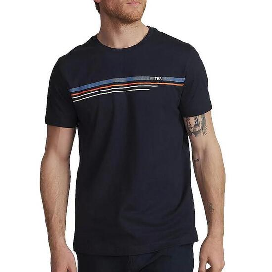 T-shirt - homme - manches courtes - niniotee - bleu marine