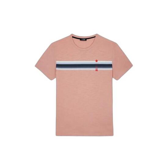 T-shirt - Homme - Manches courtes, col rond - RORRYTEE - Rose
