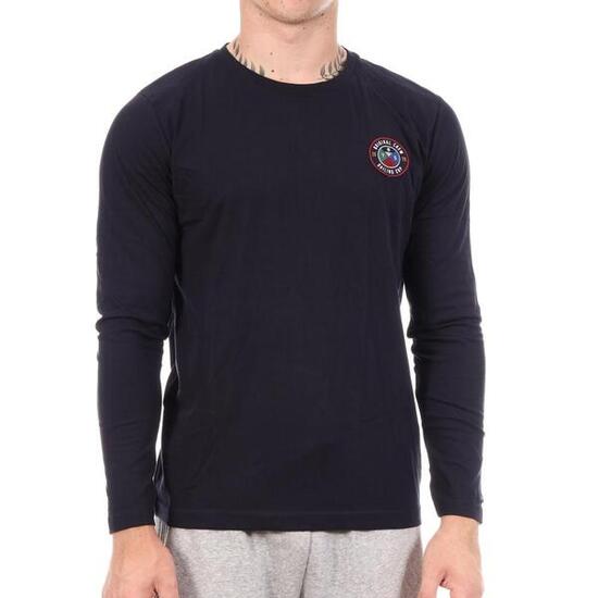 T-shirt manches longues - homme - pierelon - bleu marine