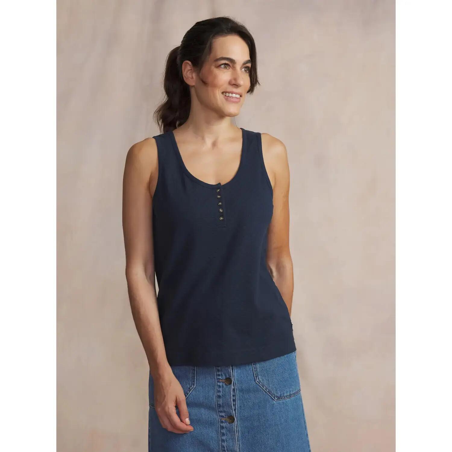 T-shirt - sport - femme - sans manches, col rond - ROMMYDEB - bleu marine 2/5