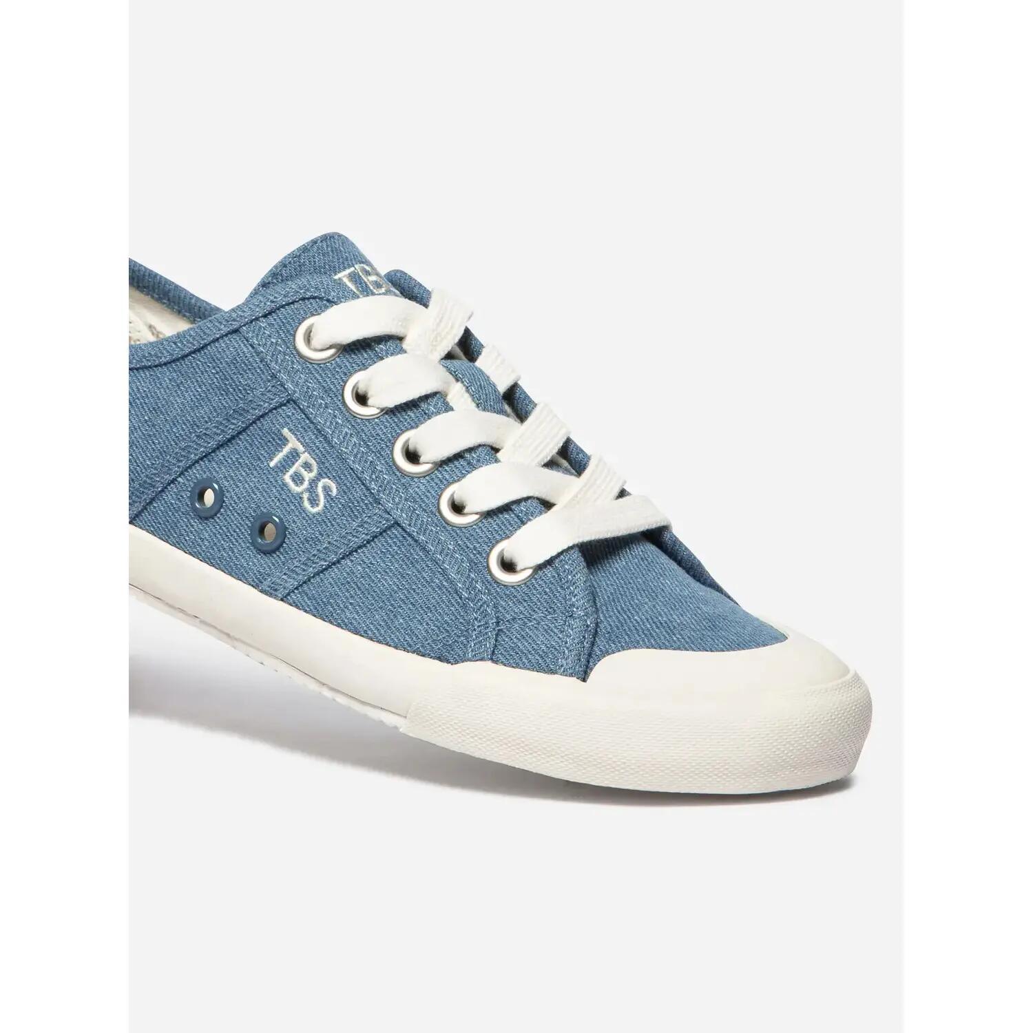 Tennis - Sport - Femme - Lacets, talon 20 mm - OPIACE Bleu 4/4