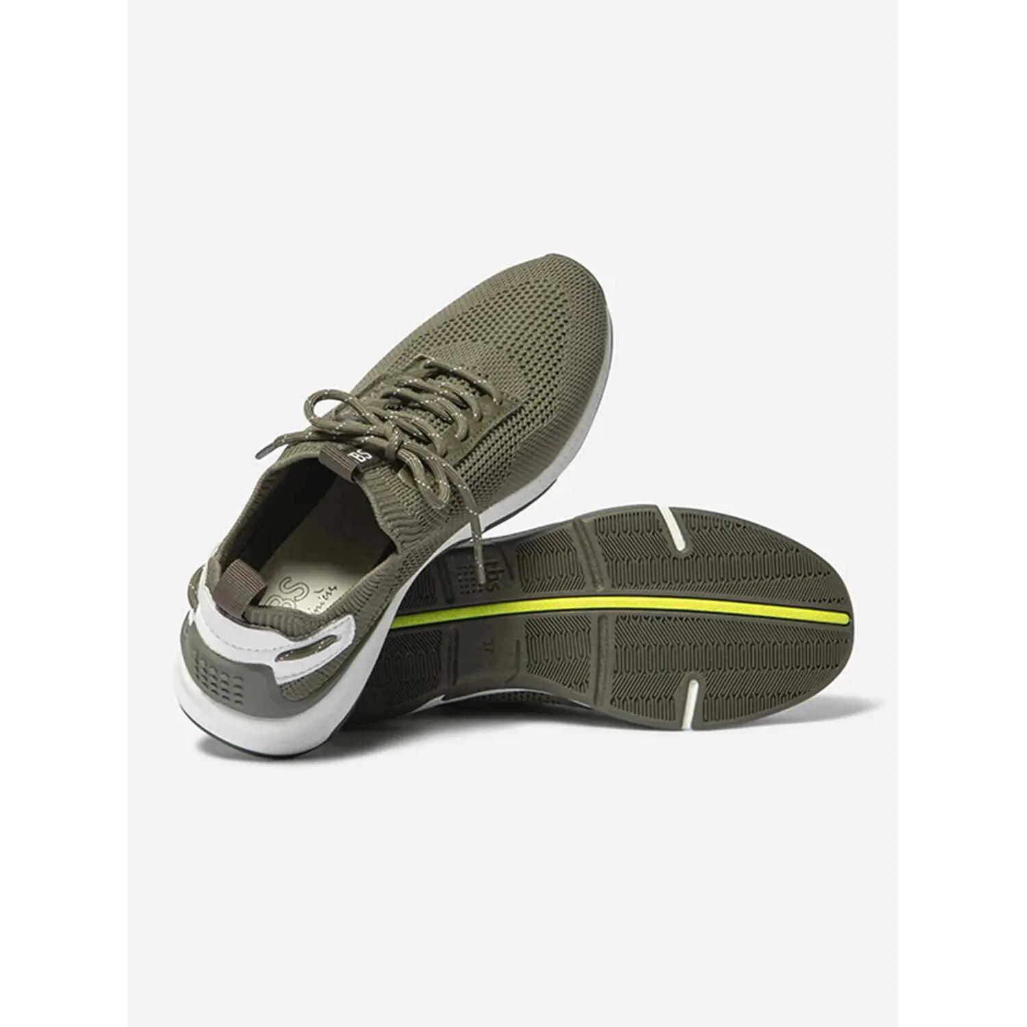 Chaussures - Running - Femme - Lacets, Semelle 30 mm - JELLINA - Vert 4/5
