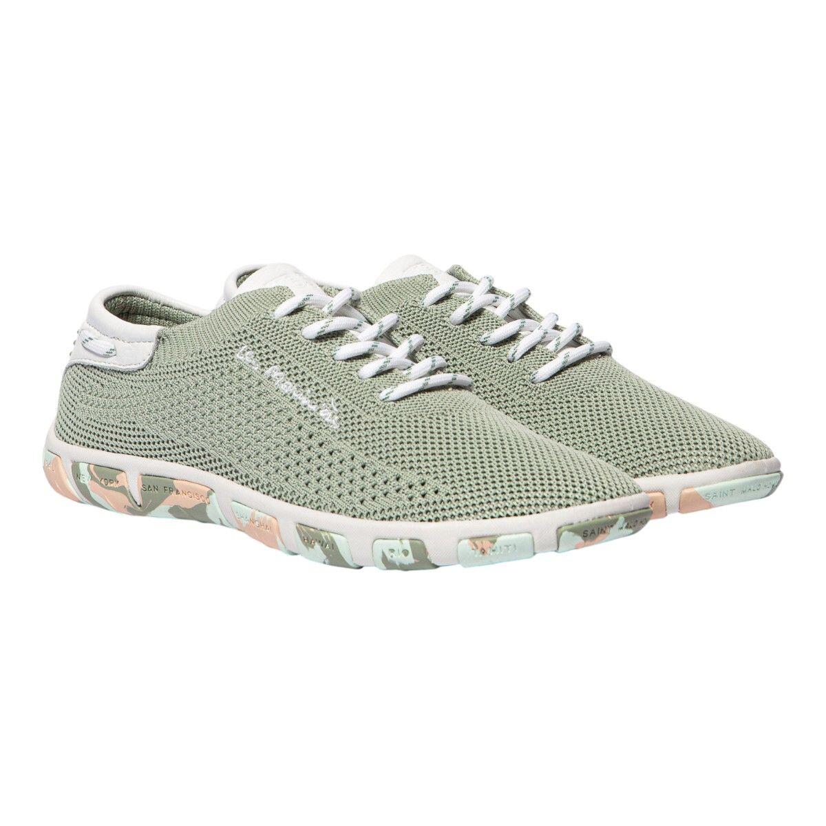 Tennis toile - Femme - Lacets - JAZARIA - Vert 4/5