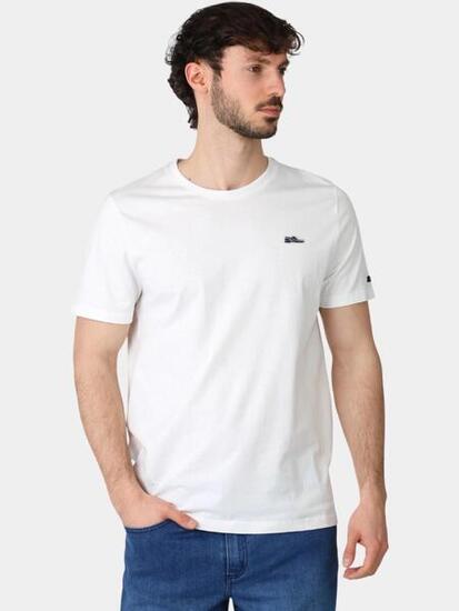 T-shirt - Homme - Coupe ajustée, col rond - ICONETEE - Blanc