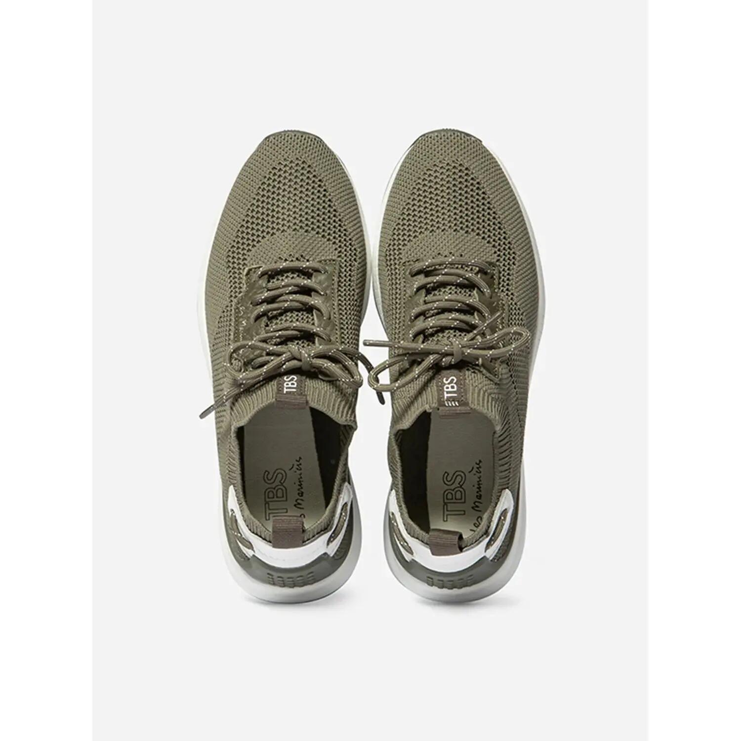 Chaussures - Running - Femme - Lacets, Semelle 30 mm - JELLINA - Vert 3/5