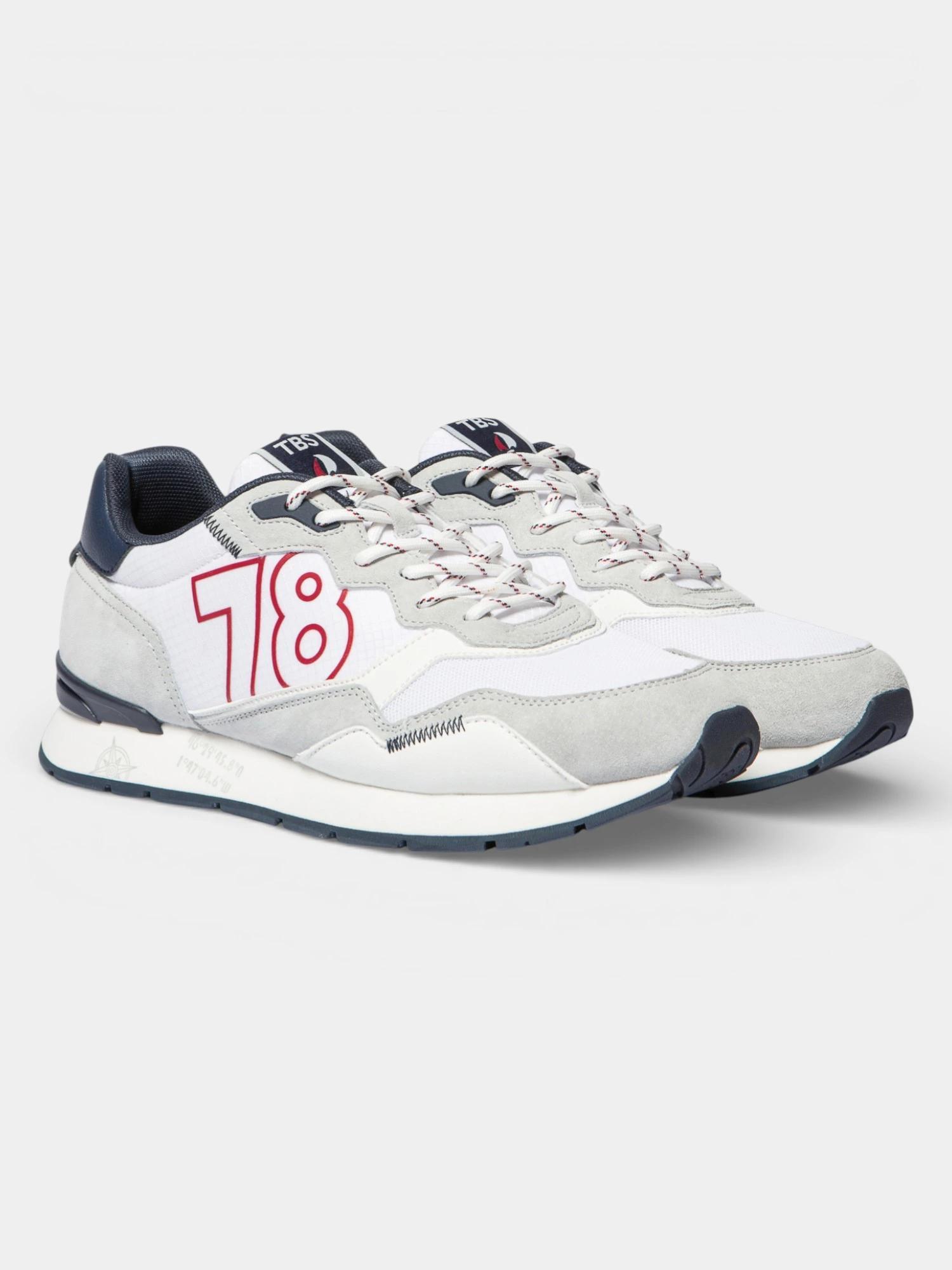 Chaussures - Running - Homme - DJONBOT - Blanc/Navy 3/5