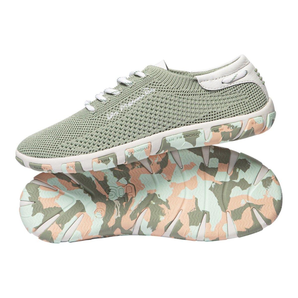 Tennis toile - Femme - Lacets - JAZARIA - Vert 2/5