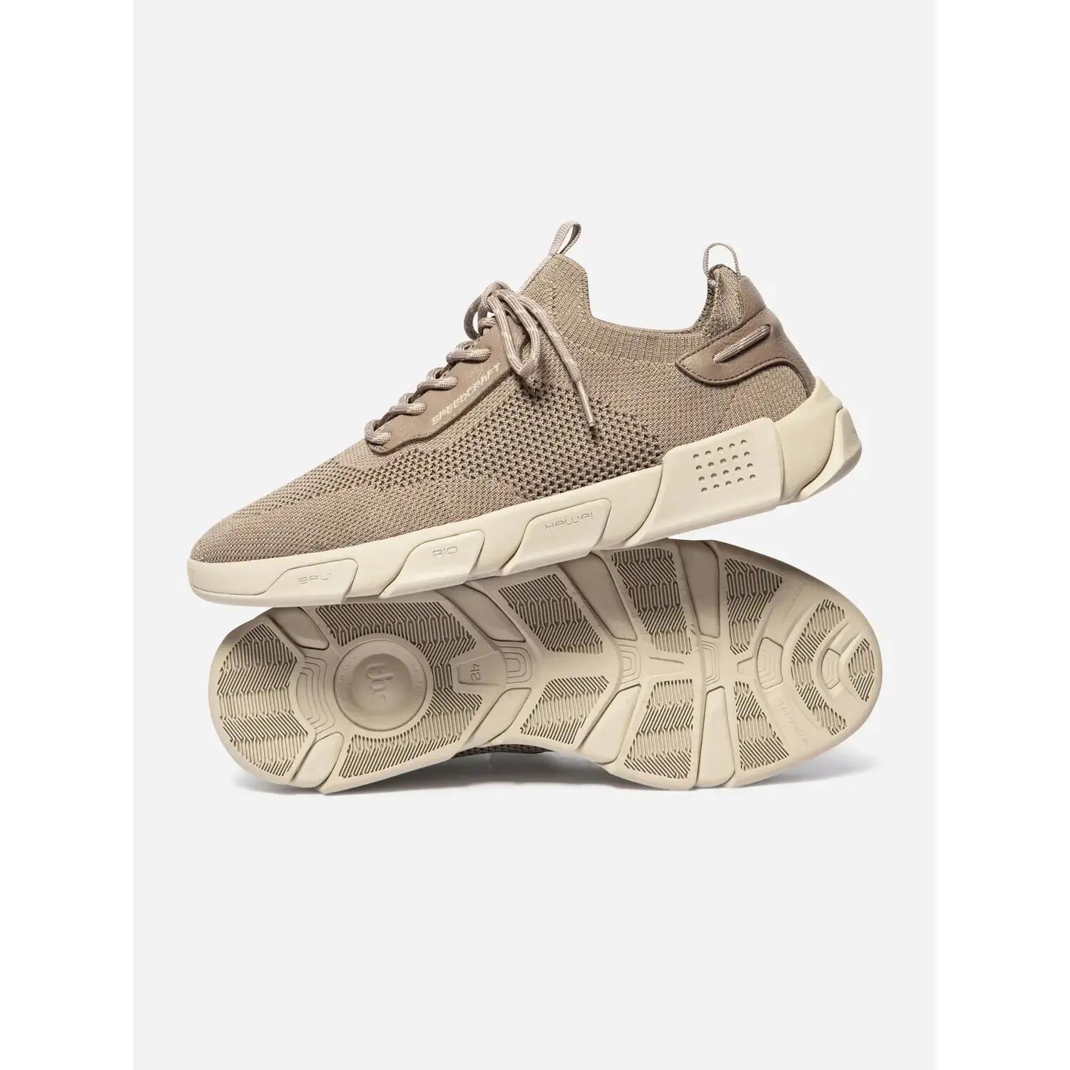 Chaussures - Running - Homme - Lacets, talon 40 mm - JAZSAIL - Beige taupe 2/5