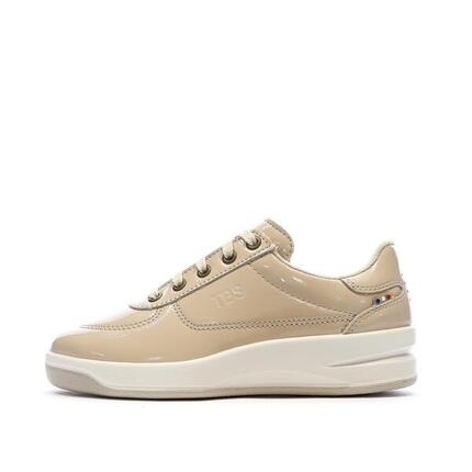 Chaussures - Femme - Baskets cuir talon 35 mm - BRANDIE Marron