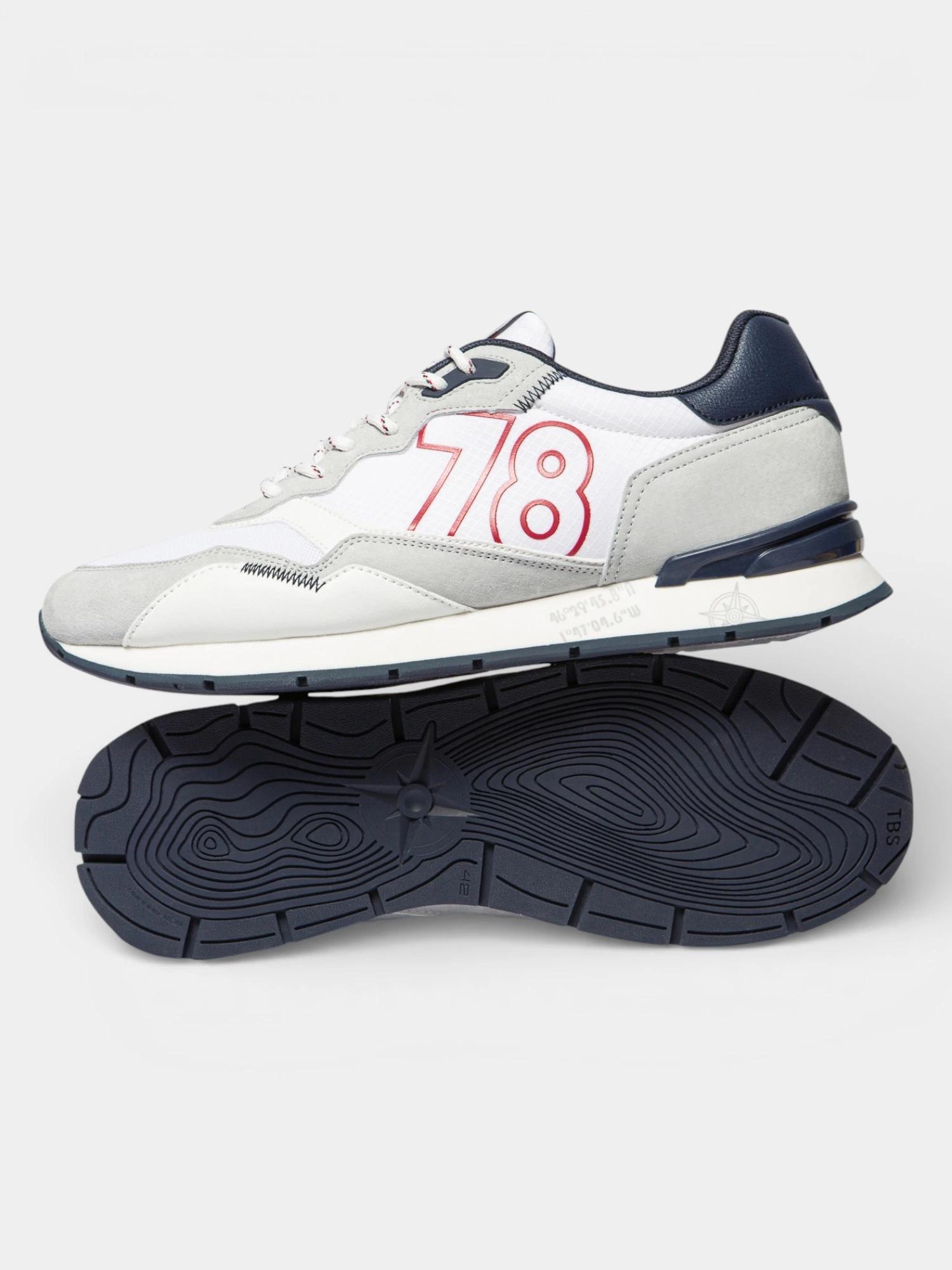 Chaussures - Running - Homme - DJONBOT - Blanc/Navy 2/5