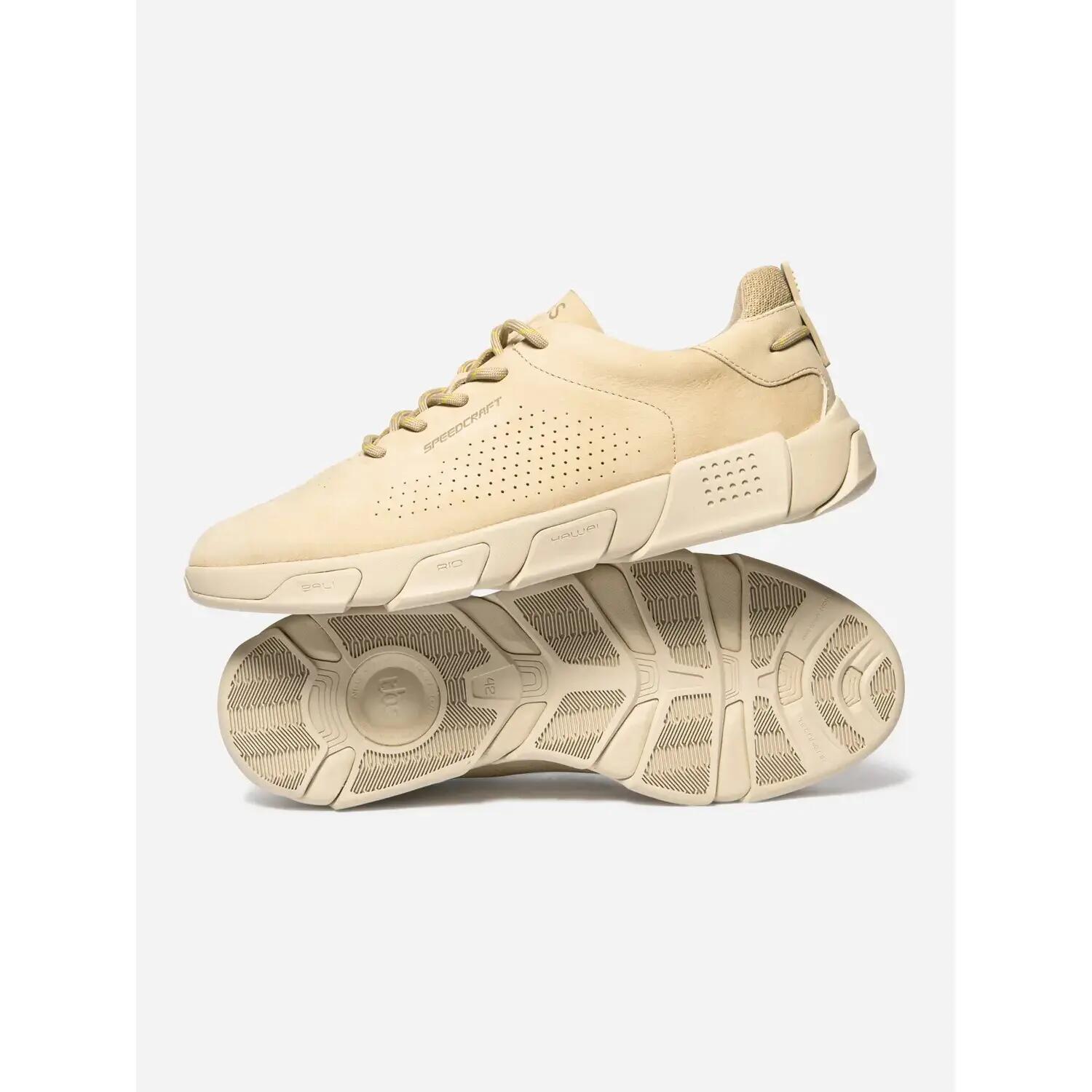 Chaussures - running - homme - lacets talon 40mm - jazairy - beige 3/5