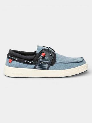 Chaussures - Bateau - Homme - Lacets élastiques - GEOBOAT Bleu Denim